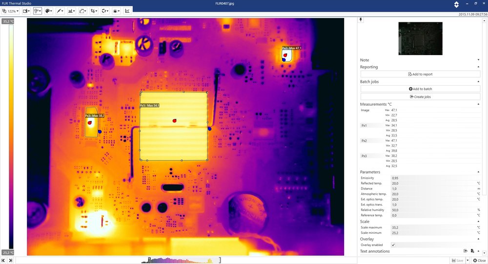 FLIR introduceert Thermal Studio: software waarmee thermografen de warmtebeeldbewerking kunnen automatiseren
